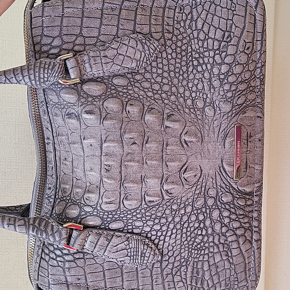 Brahmin Micaela Grey Tetra Satchel - Picture 12 of 16